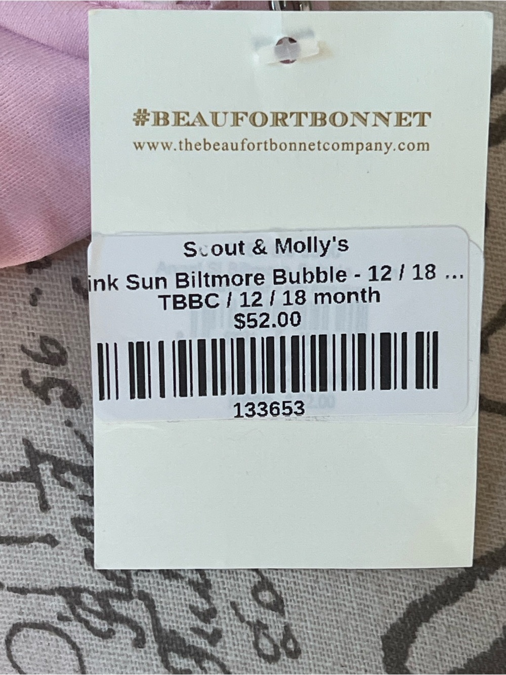 NWT size 12-18 months The Beaufort Bonnet Company Pink Sun Biltmore Bubble - Picture 6 of 8